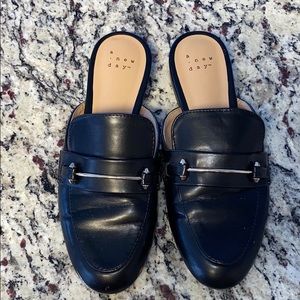 “A new day” buckled loafers
